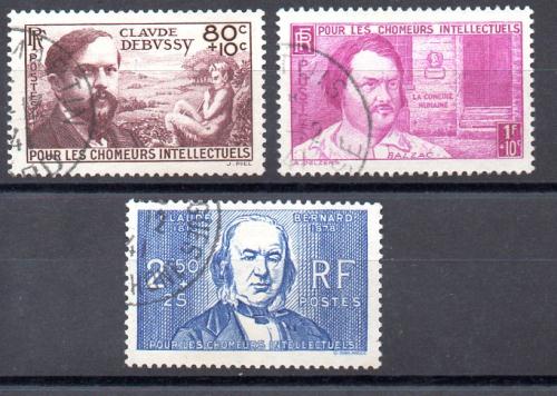 France Year 1940 Yvert No. 462/64 (o)